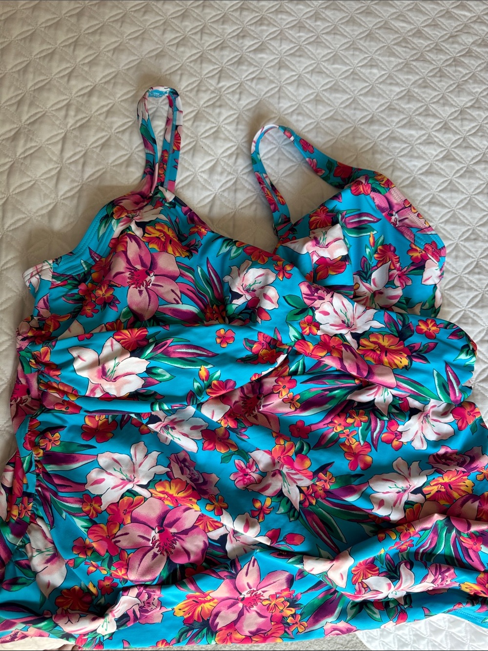 Lands End Bundle of 3 Swim Tops 18W 20W Plus Size Underwire & Soft Cup⁠